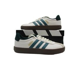Adidas VL Court 3.0 Shoes White Green Teal Gum Sole Casual JR8635 Mens 13